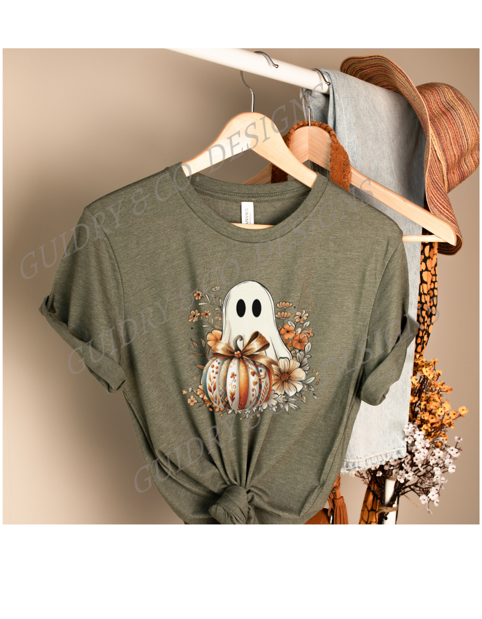 Ghost Pumpkin Floral (PREORDER)