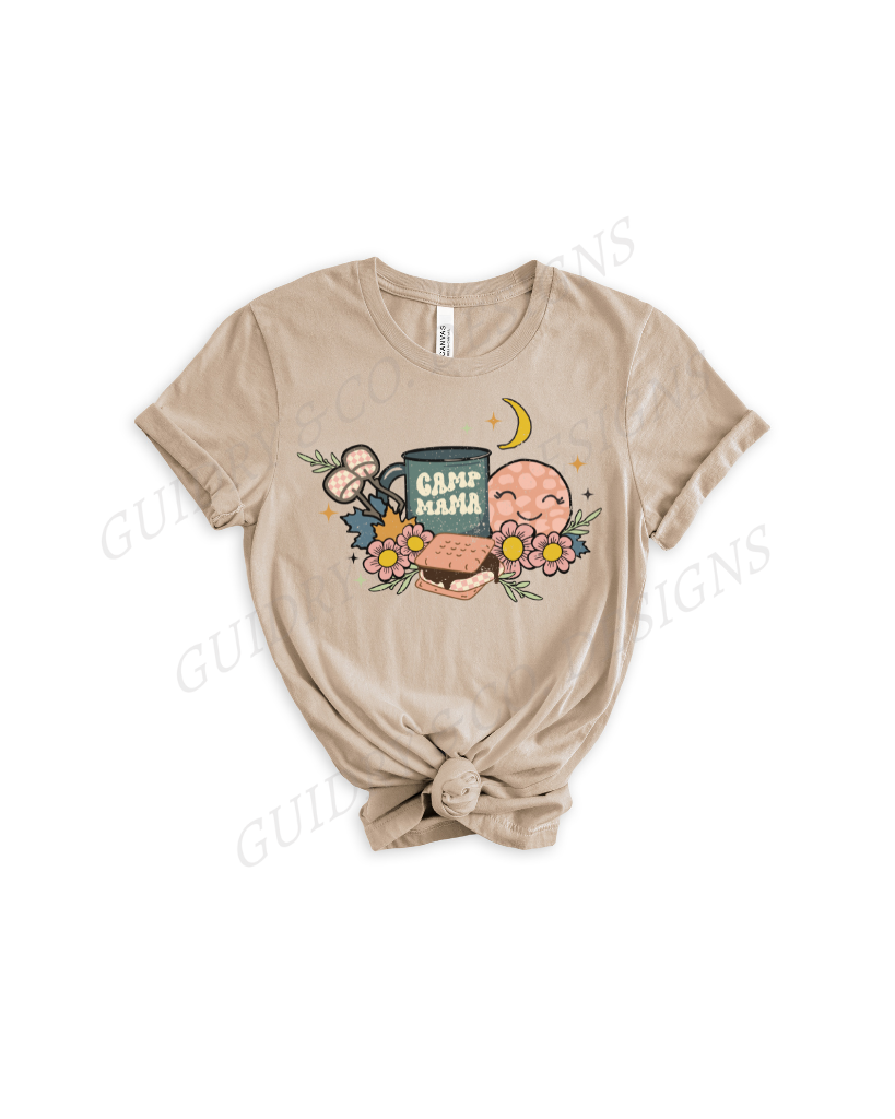 Camp Mama Distressed