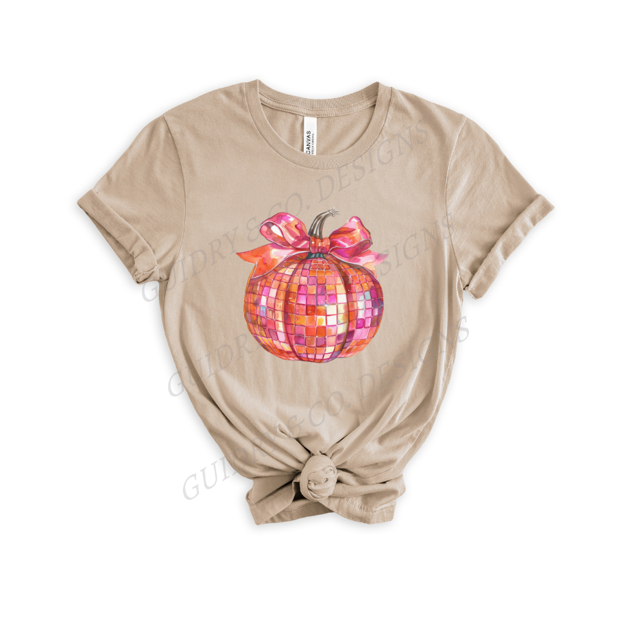 Disco Pumpkin Ball (Bella Canva) PREORER