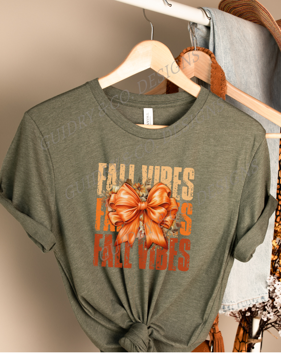 Fall Vibes Bow (Bella Canva)