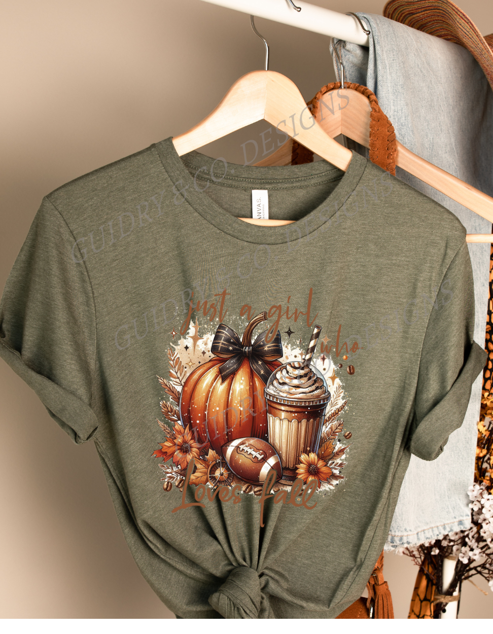 Just A Girl Who Loves Fall (Bella Canva)