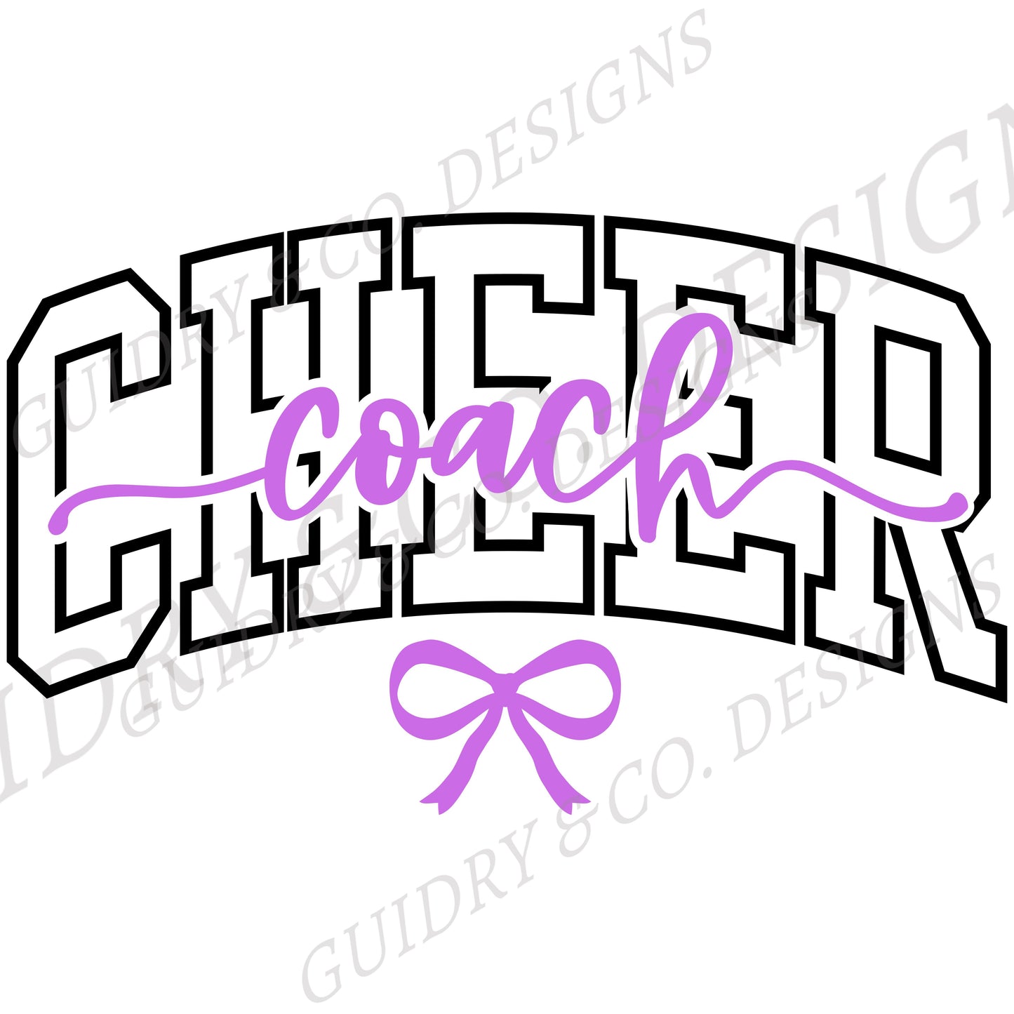 Cheer Coach DTF Design for Shirts Color Comfort
