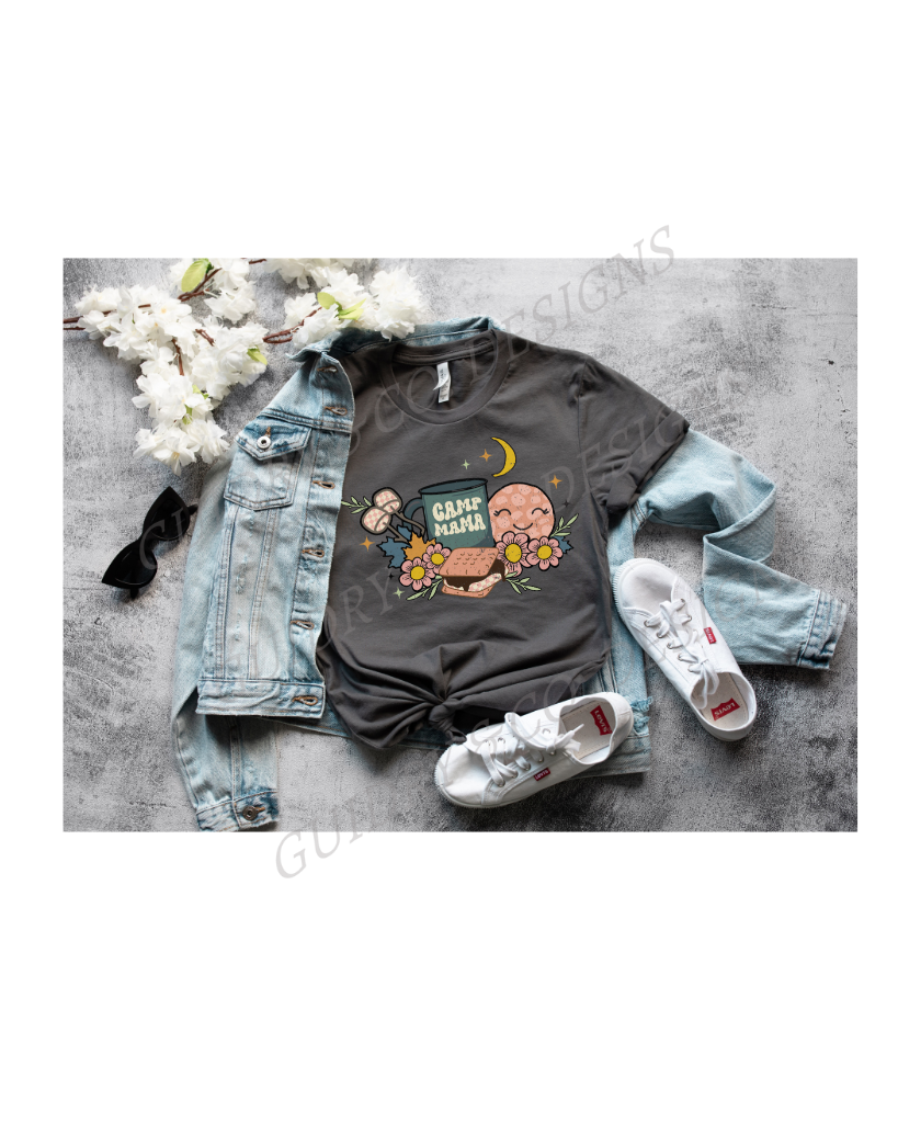 Camp Mama Distressed