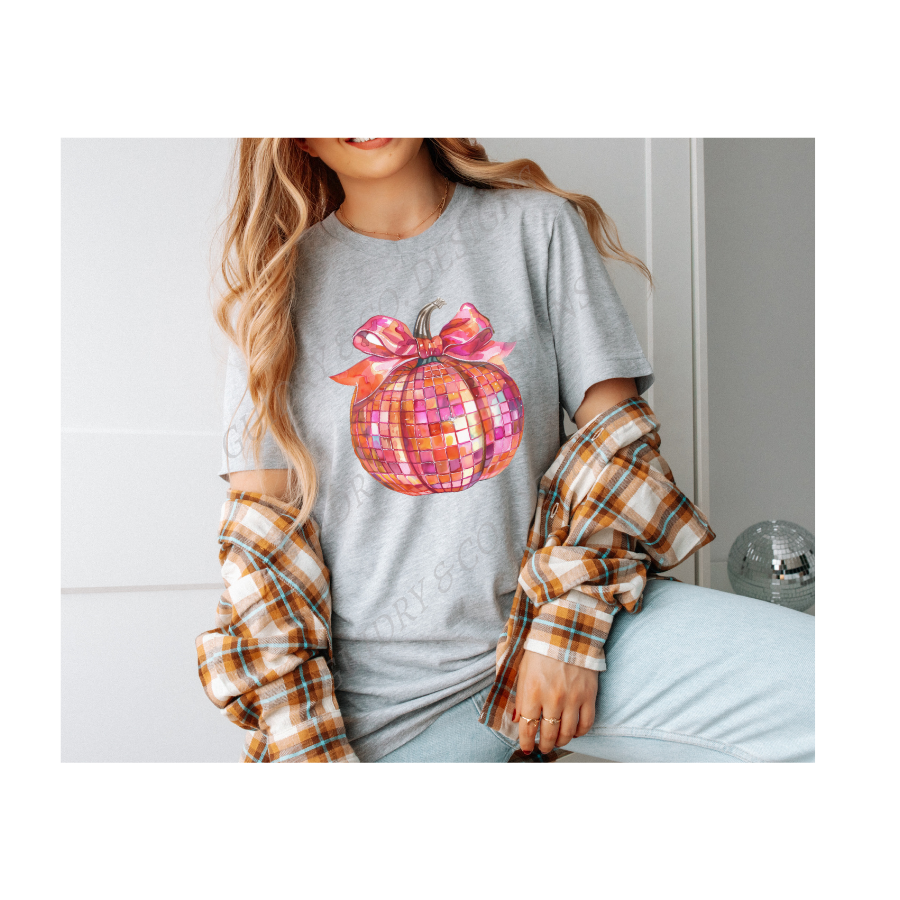 Disco Pumpkin Ball (Bella Canva) PREORER