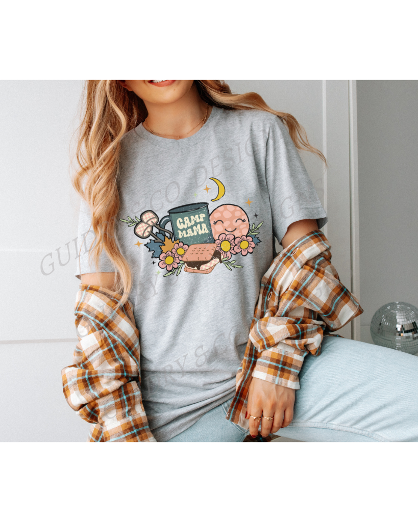 Camp Mama Distressed