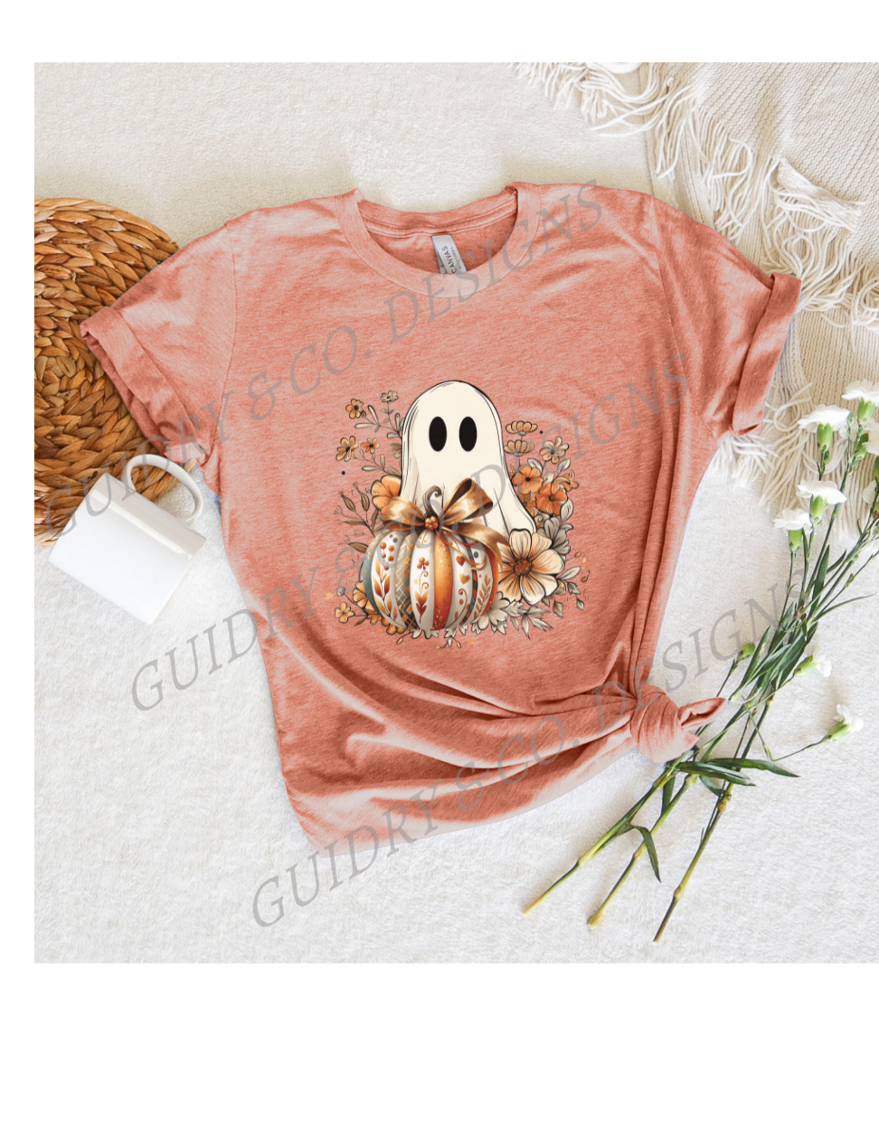 Ghost Pumpkin Floral (PREORDER)