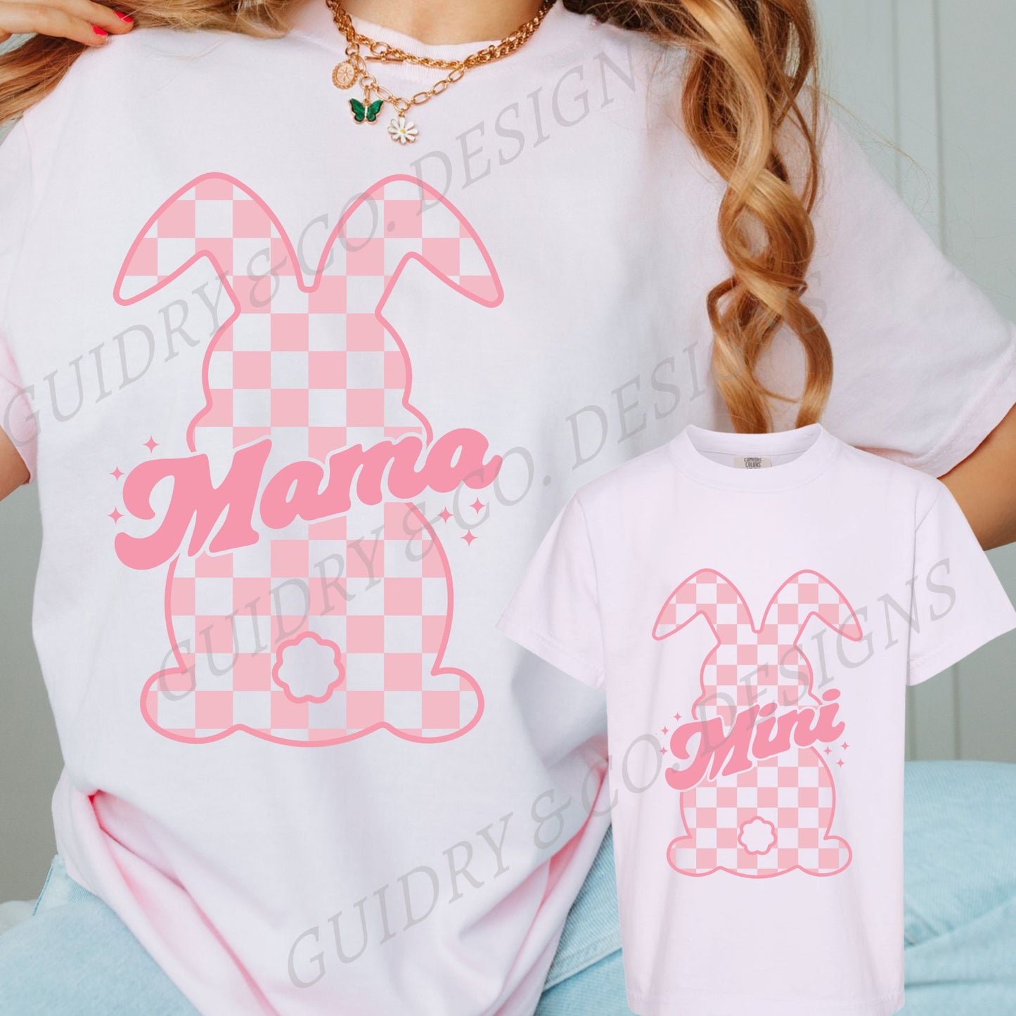 MAMA CHECKERED tshirt color comfort