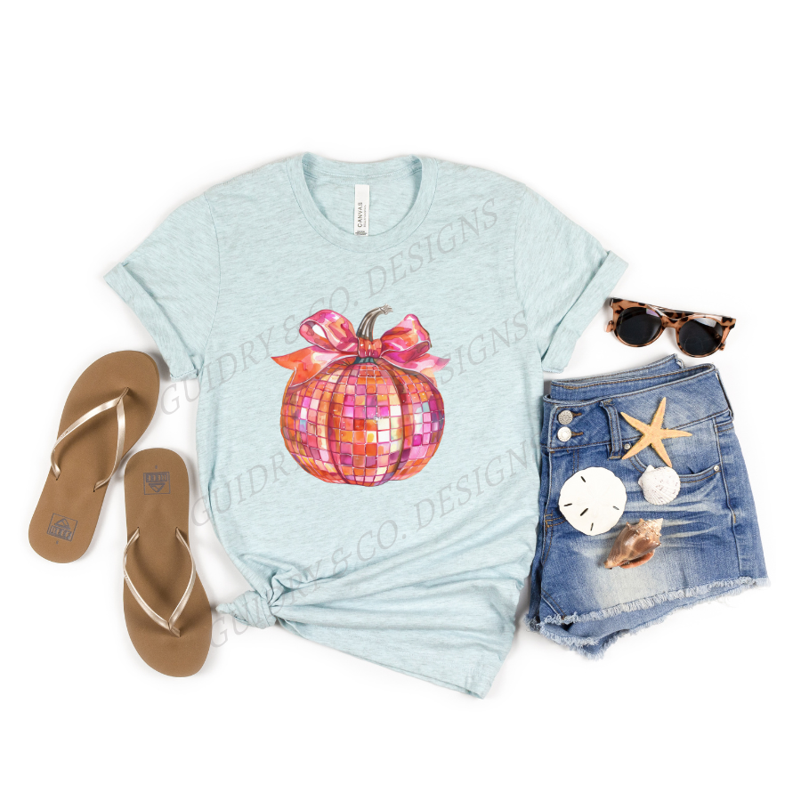 Disco Pumpkin Ball (Bella Canva) PREORER