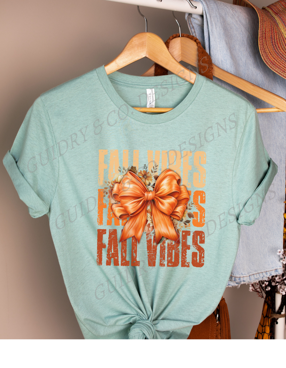 Fall Vibes Bow (Bella Canva)