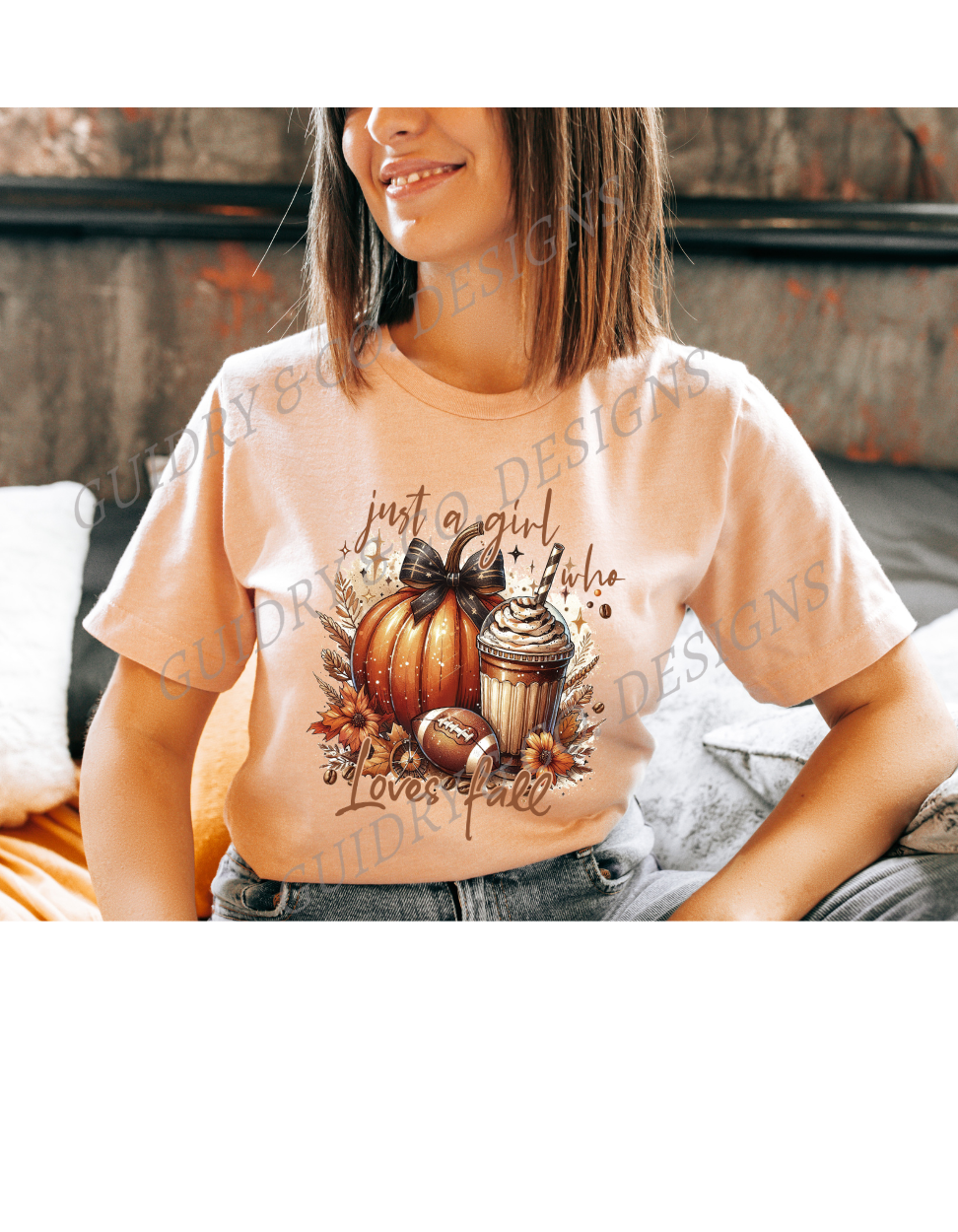 Just A Girl Who Loves Fall (Bella Canva)