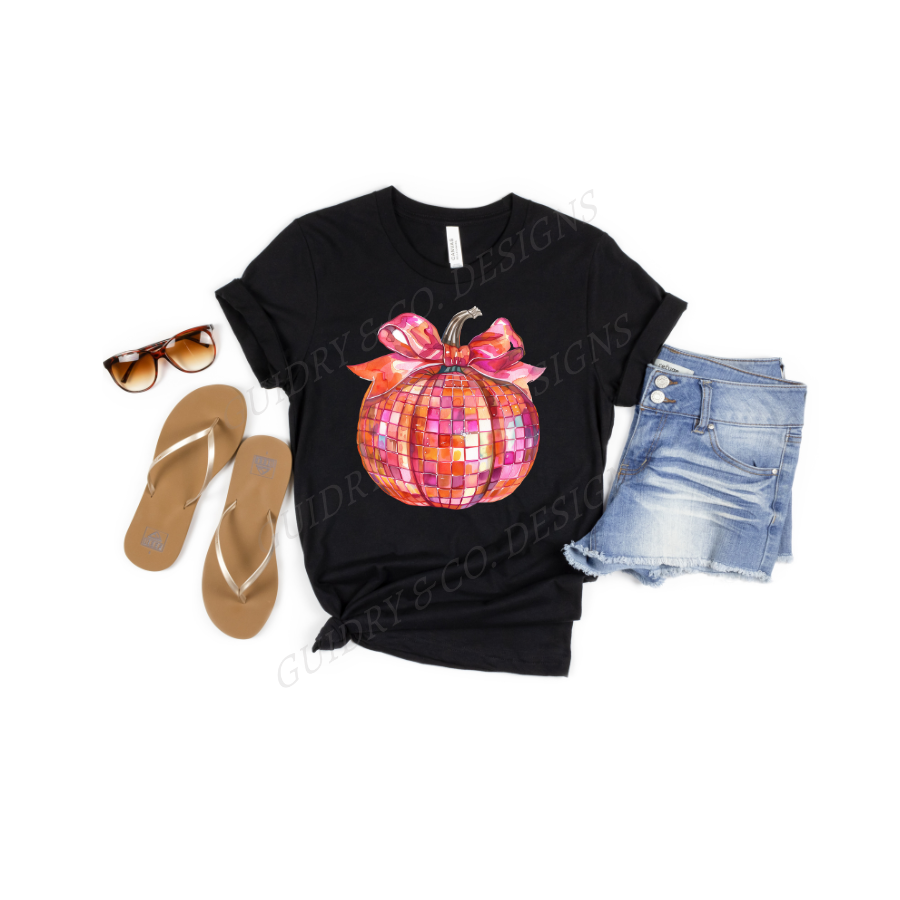Disco Pumpkin Ball (Bella Canva) PREORER