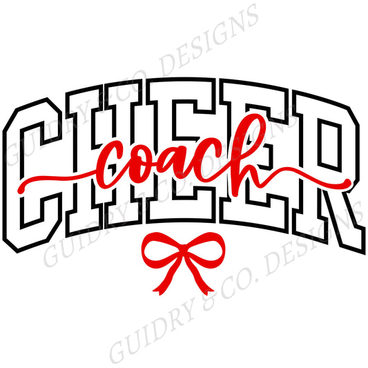 Cheer Coach DTF Design for Shirts Color Comfort