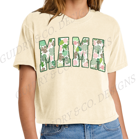 MAMA ST PATRICKS BOXY TEE COLOR COMFORT
