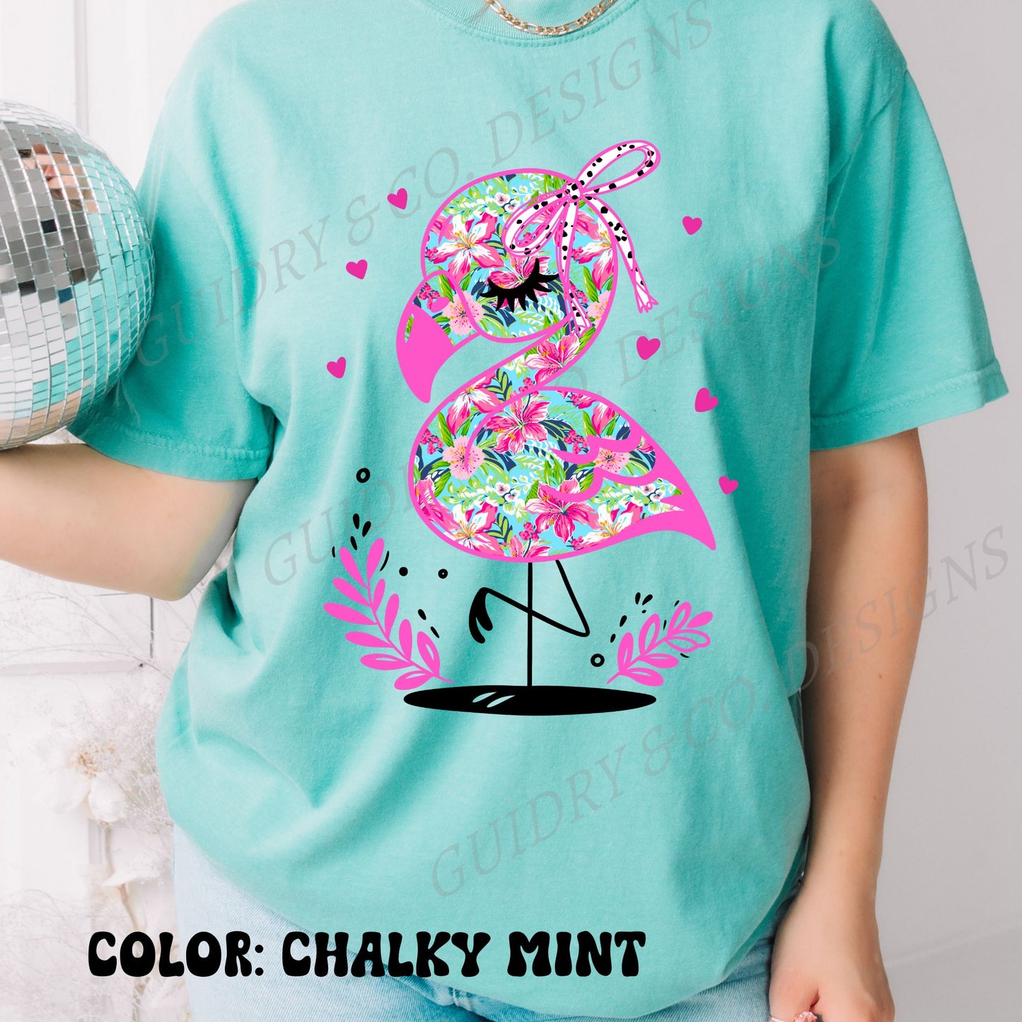 FLAMINGO FLORAL HOT COLORS