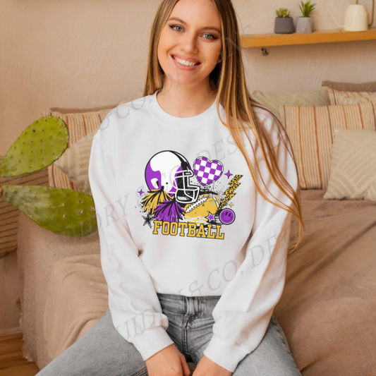 Retro tiger football Sweatshirt