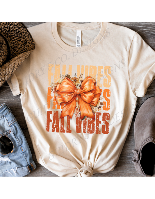 Fall Vibes Bow (Bella Canva)