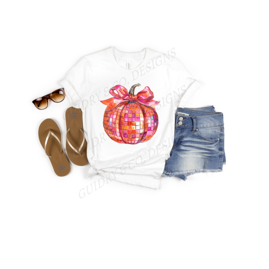 Disco Pumpkin Ball (Bella Canva) PREORER