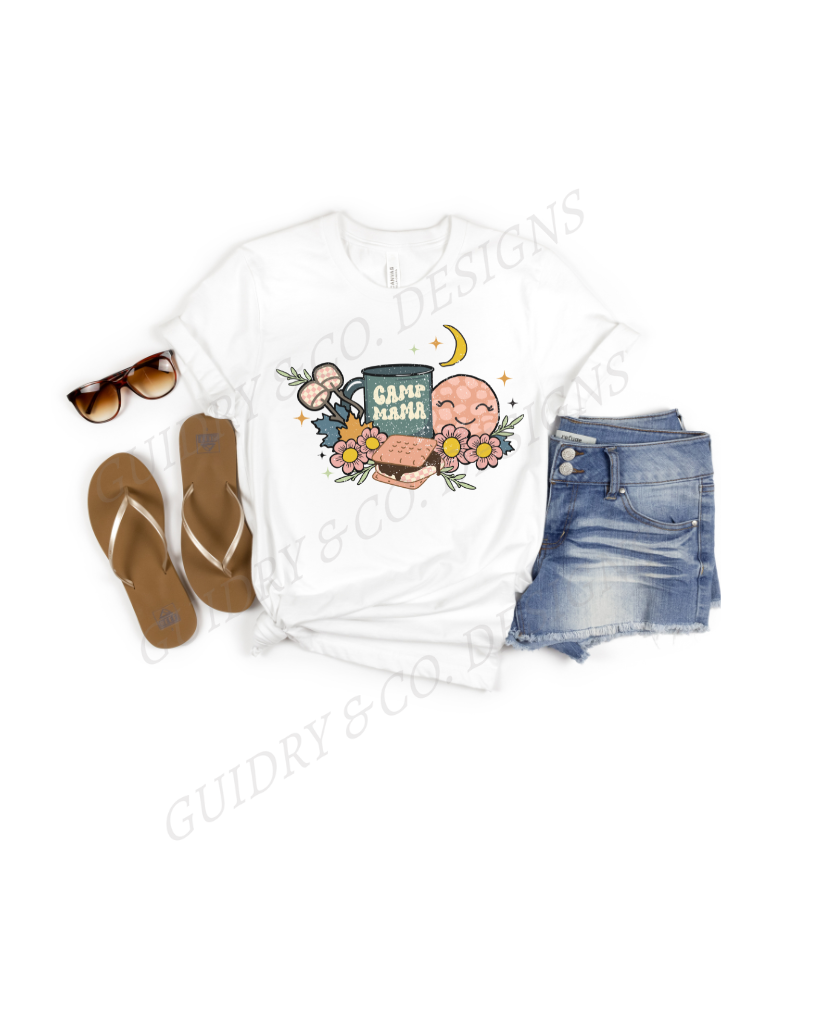 Camp Mama Distressed