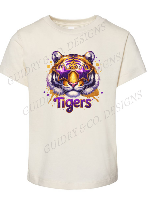 Toddler Tiger Purple Glasses