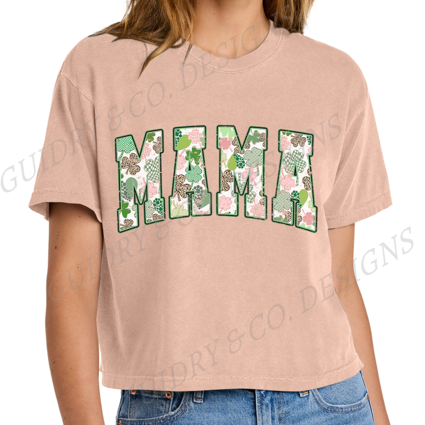 MAMA ST PATRICKS BOXY TEE COLOR COMFORT
