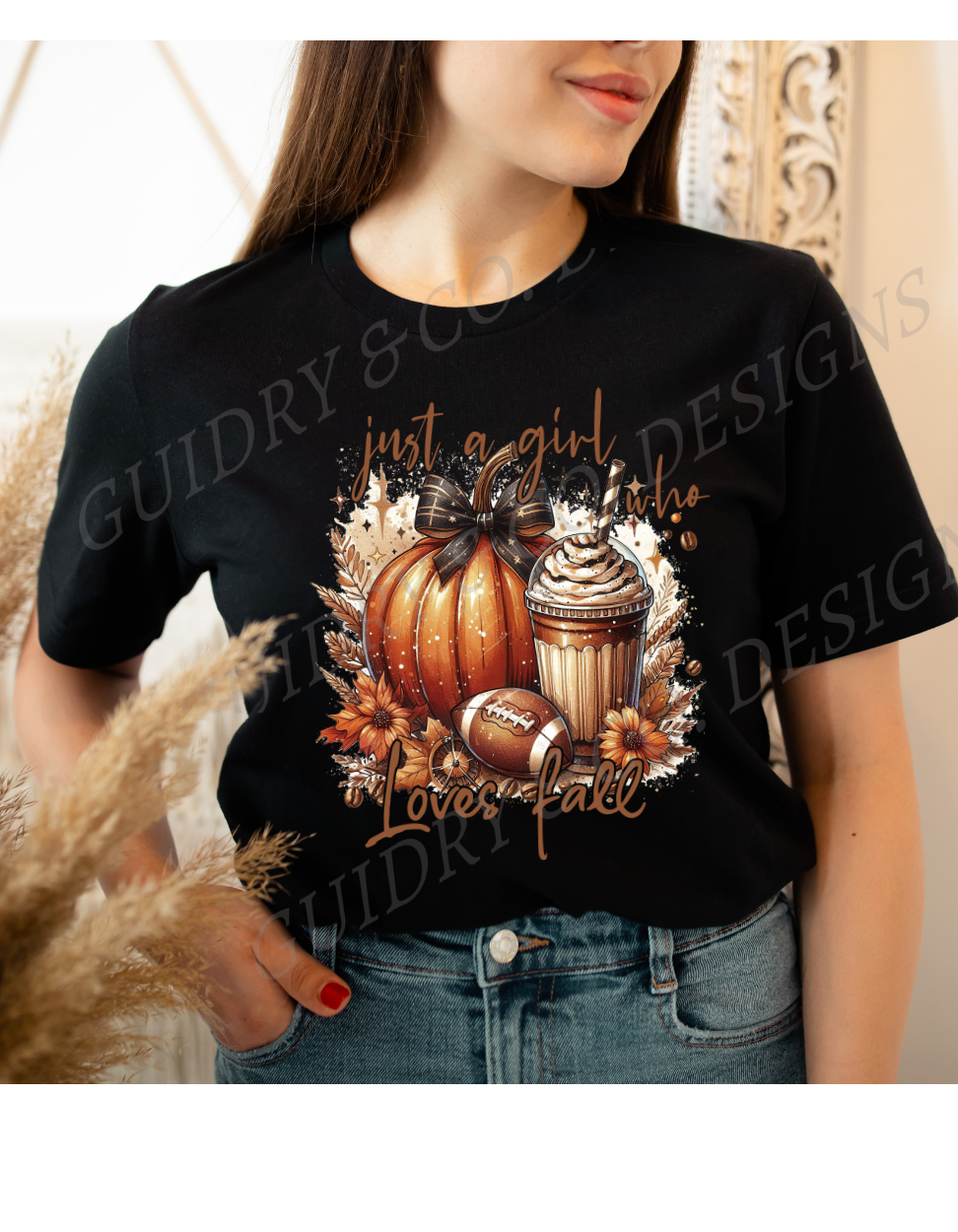 Just A Girl Who Loves Fall (Bella Canva)