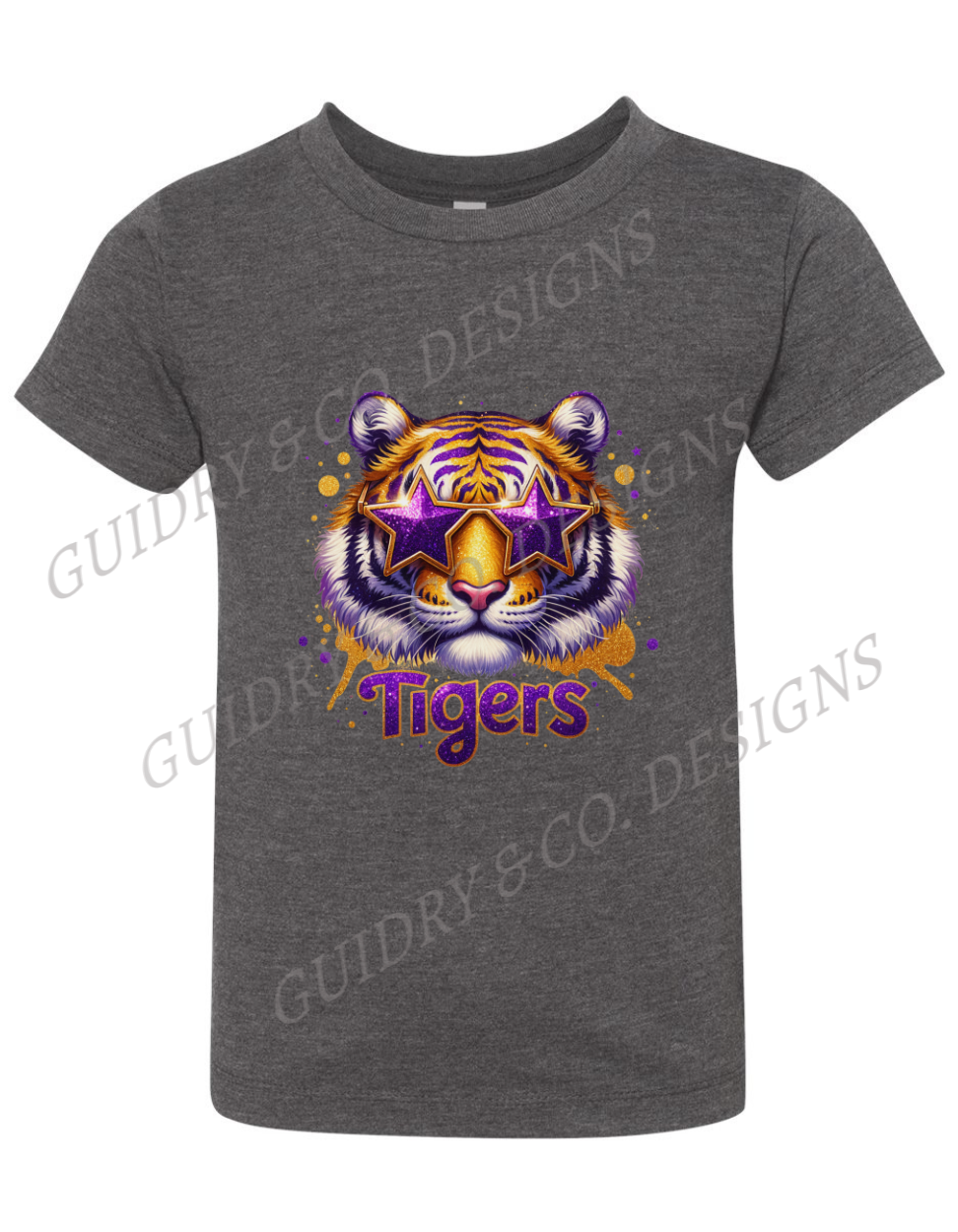 Toddler Tiger Purple Glasses