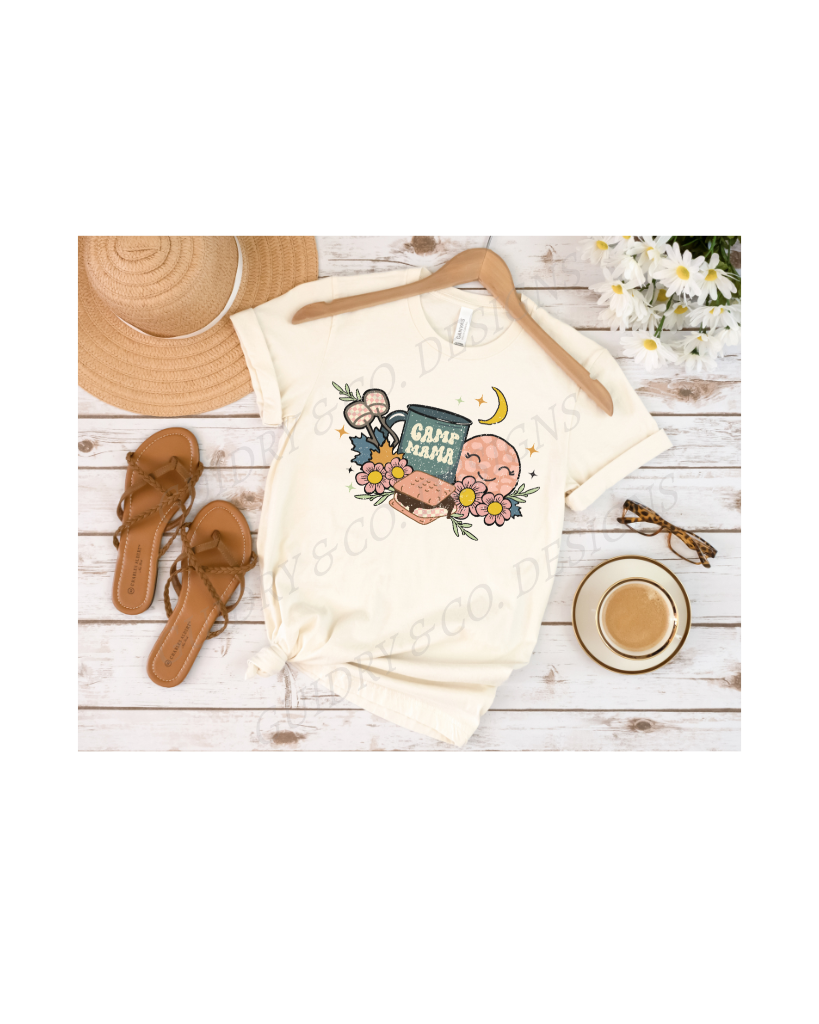 Camp Mama Distressed