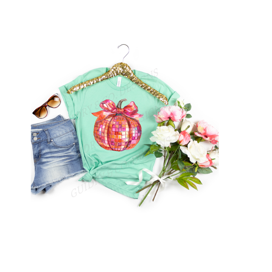 Disco Pumpkin Ball (Bella Canva) PREORER