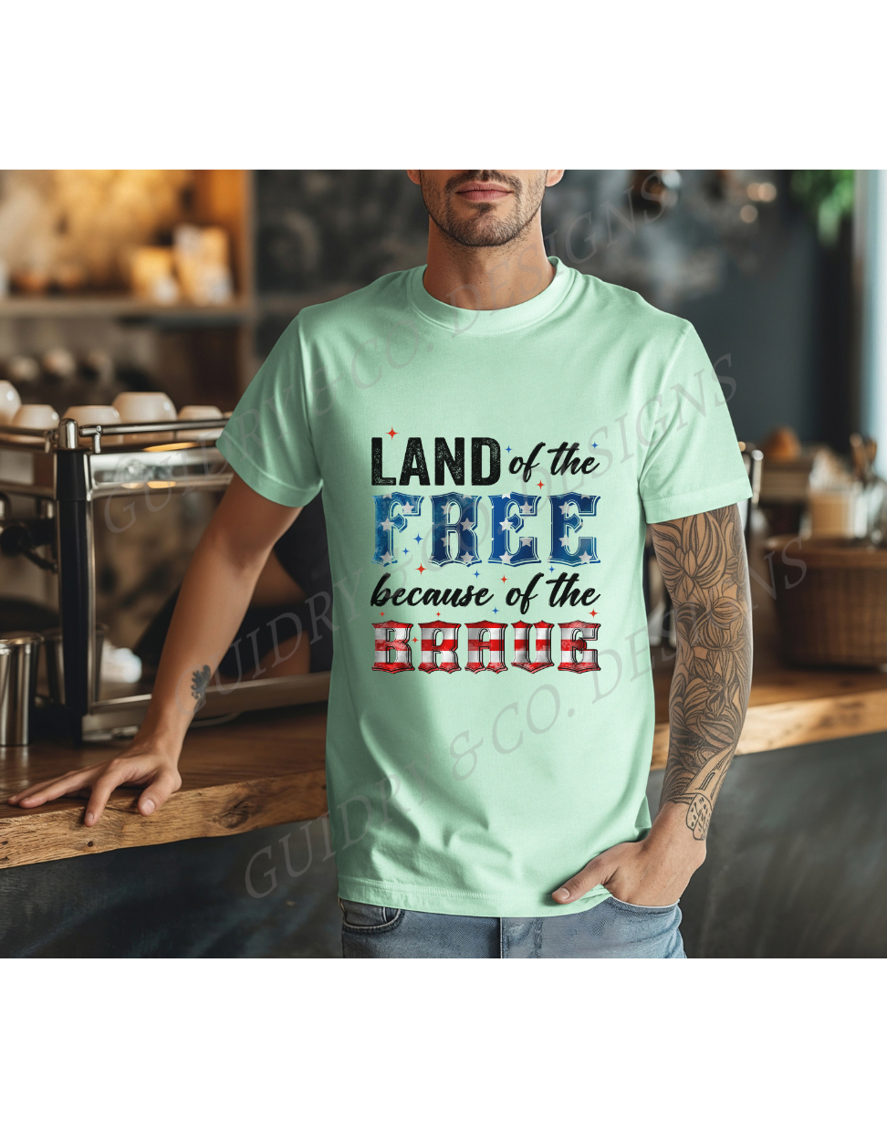 Land Of The Free Because Of The Brave