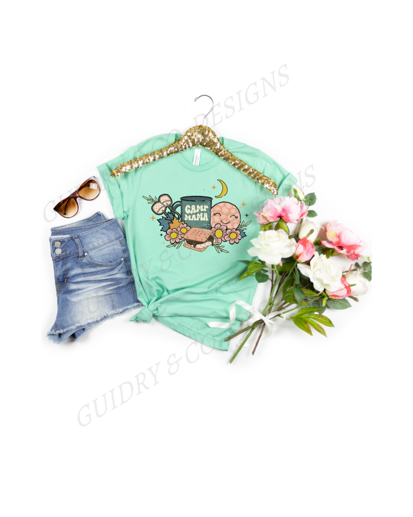 Camp Mama Distressed