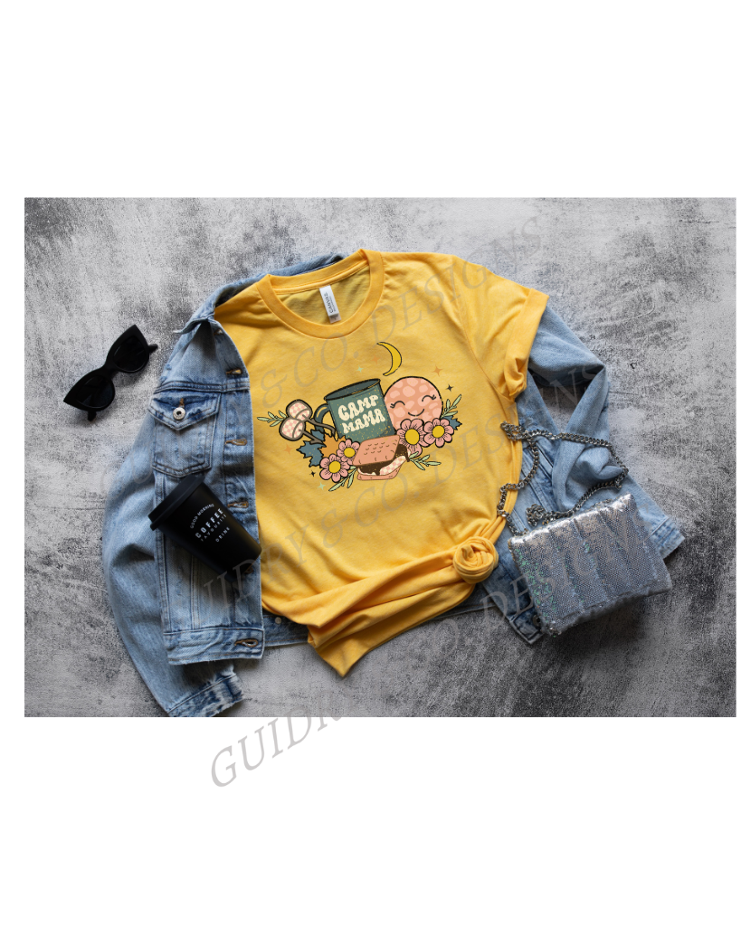 Camp Mama Distressed