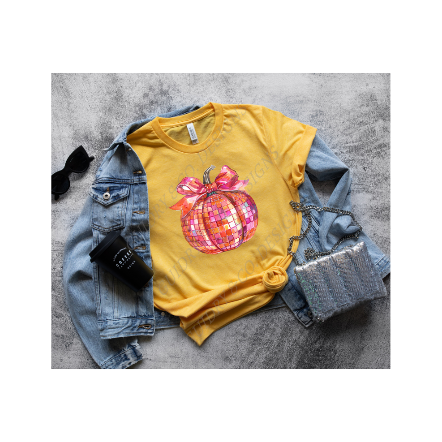 Disco Pumpkin Ball (Bella Canva) PREORER