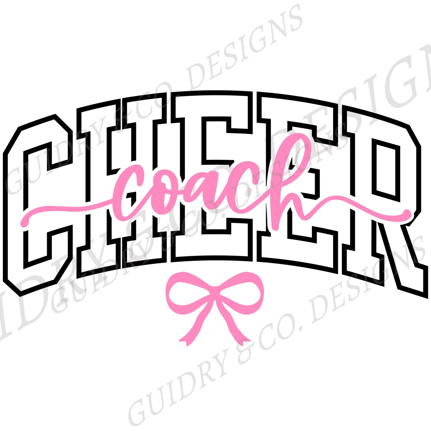 Cheer Coach DTF Design for Shirts Color Comfort