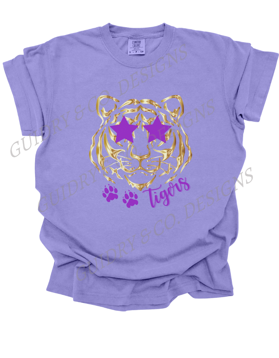 Gold Tiger Star Glasses (Color Comfort)