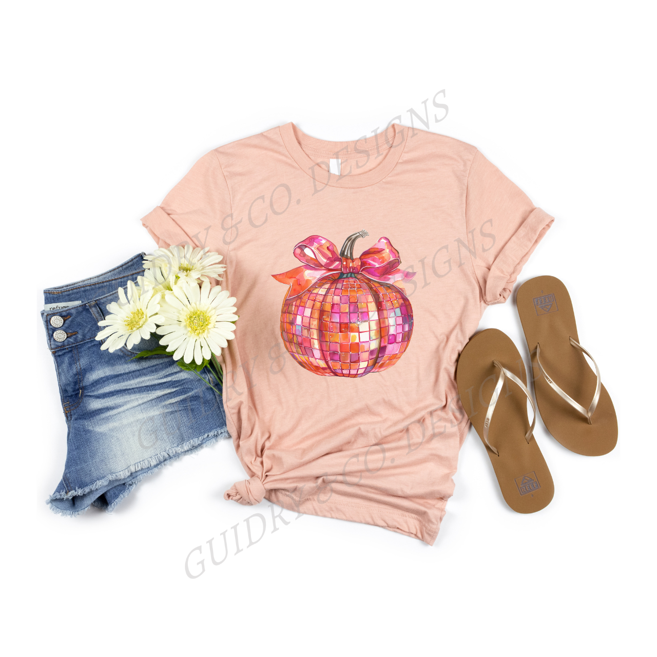 Disco Pumpkin Ball (Bella Canva) PREORER