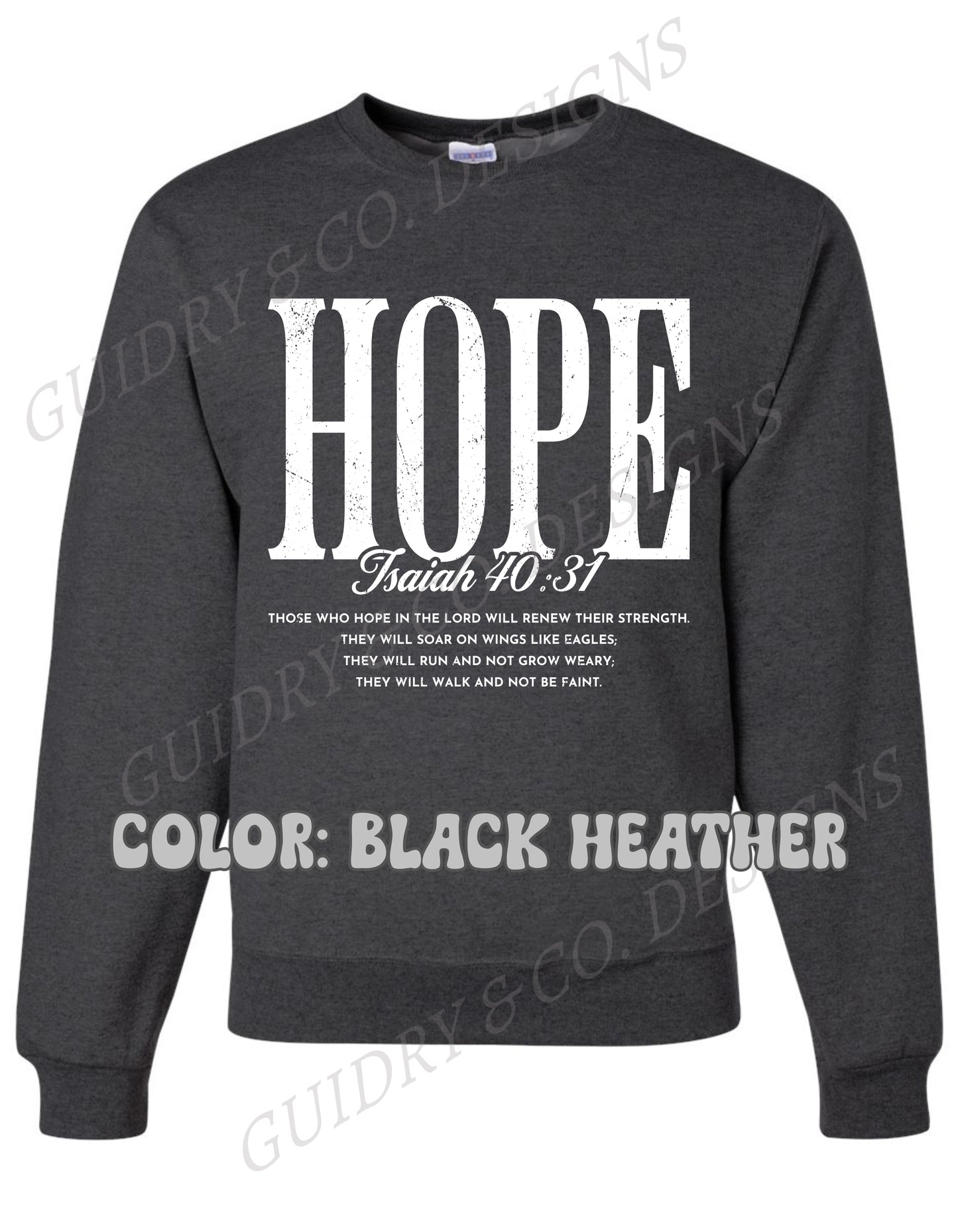 Christian Sweatshirt (White distressed style)