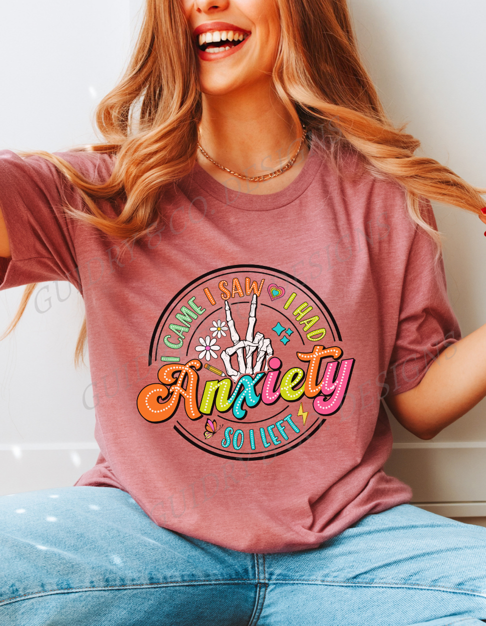 I Came I Saw I Had Anxiety So I left (Bella Canva)