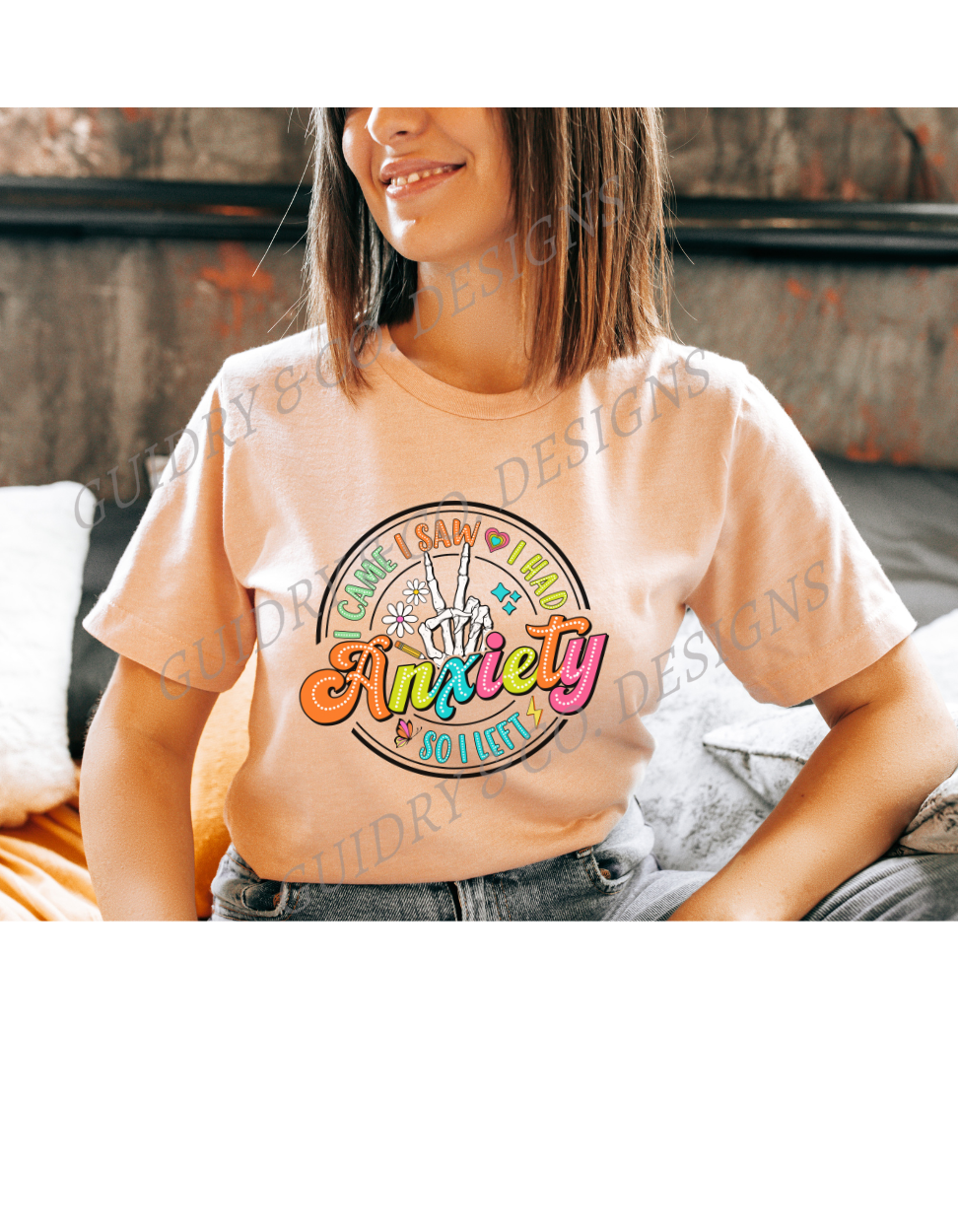 I Came I Saw I Had Anxiety So I left (Bella Canva)