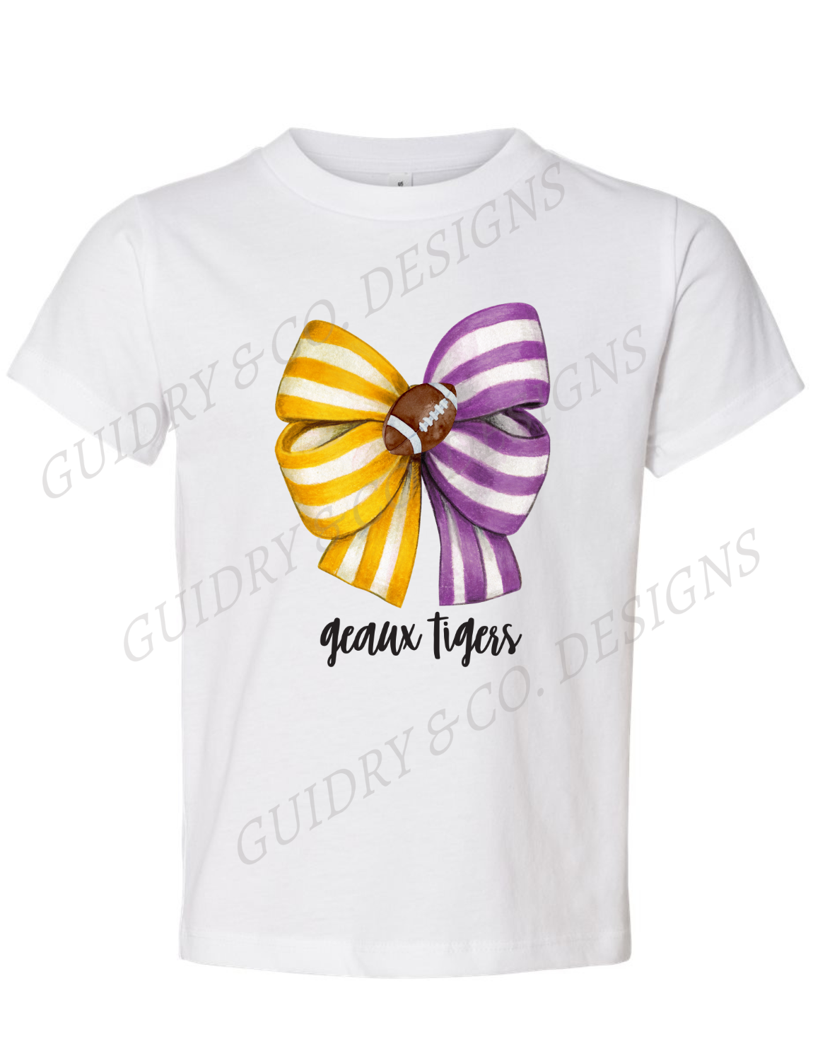 Football Yellow Purple Tigers
