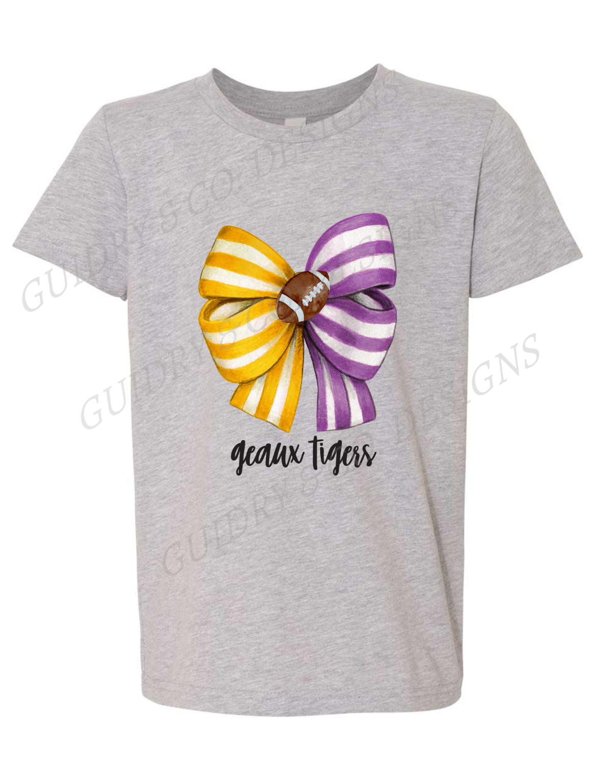 Football Yellow Purple Tigers