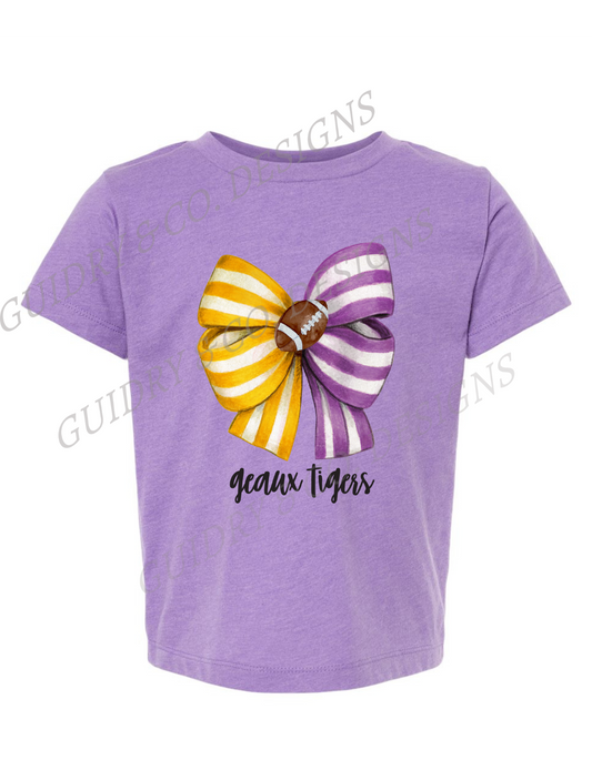 Football Yellow Purple Tigers