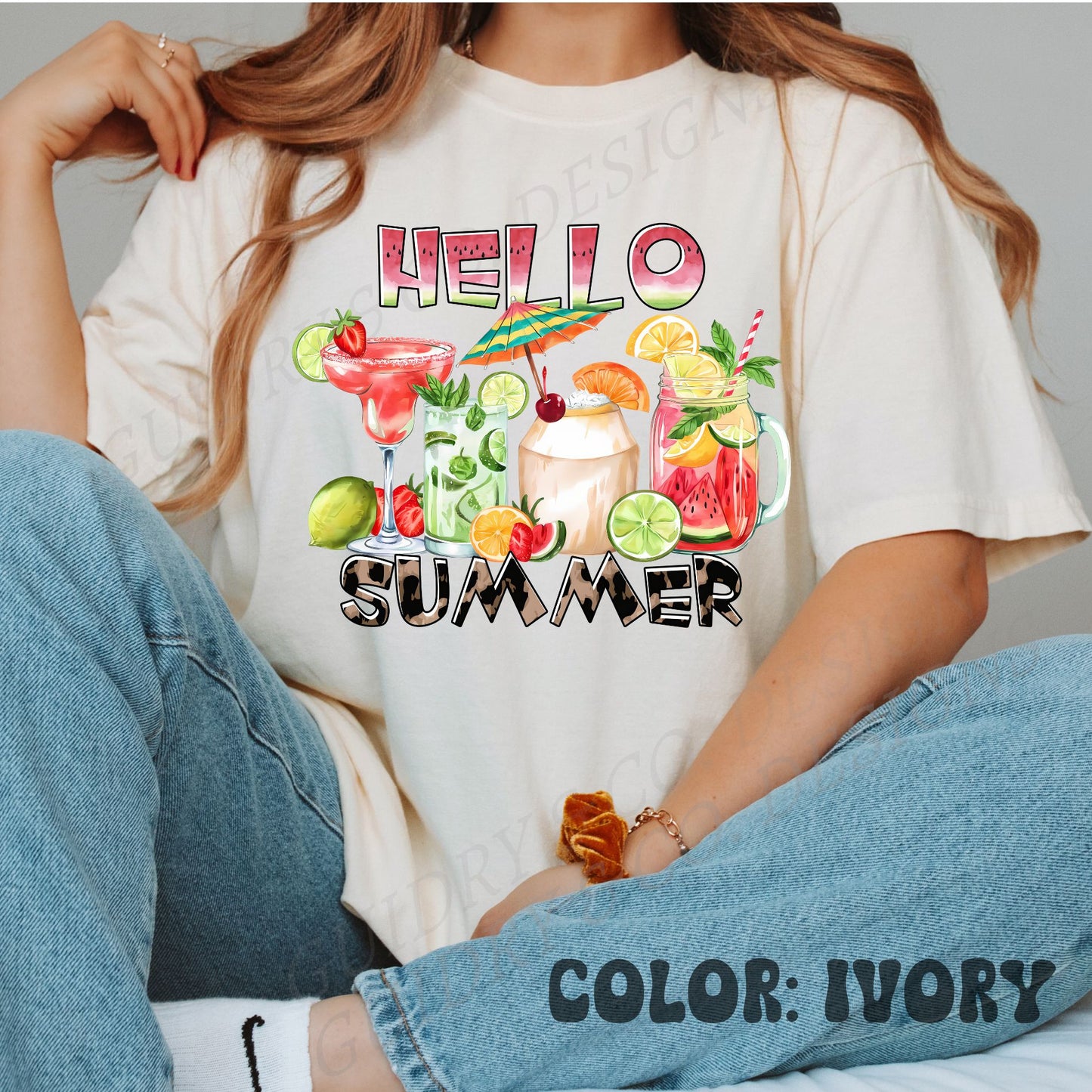 HELLO SUMMER DRINK SHIRT