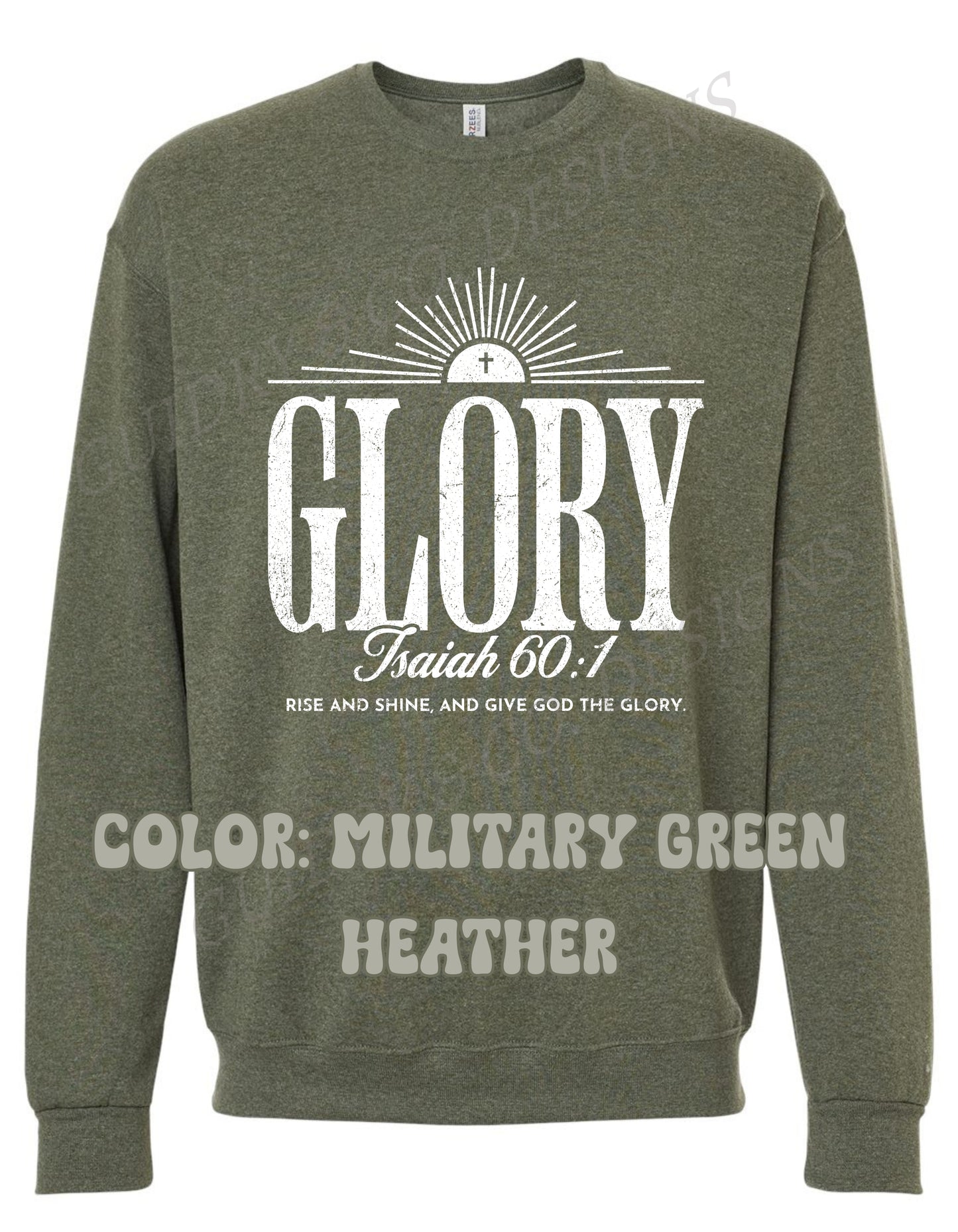 Christian Sweatshirt (White distressed style)