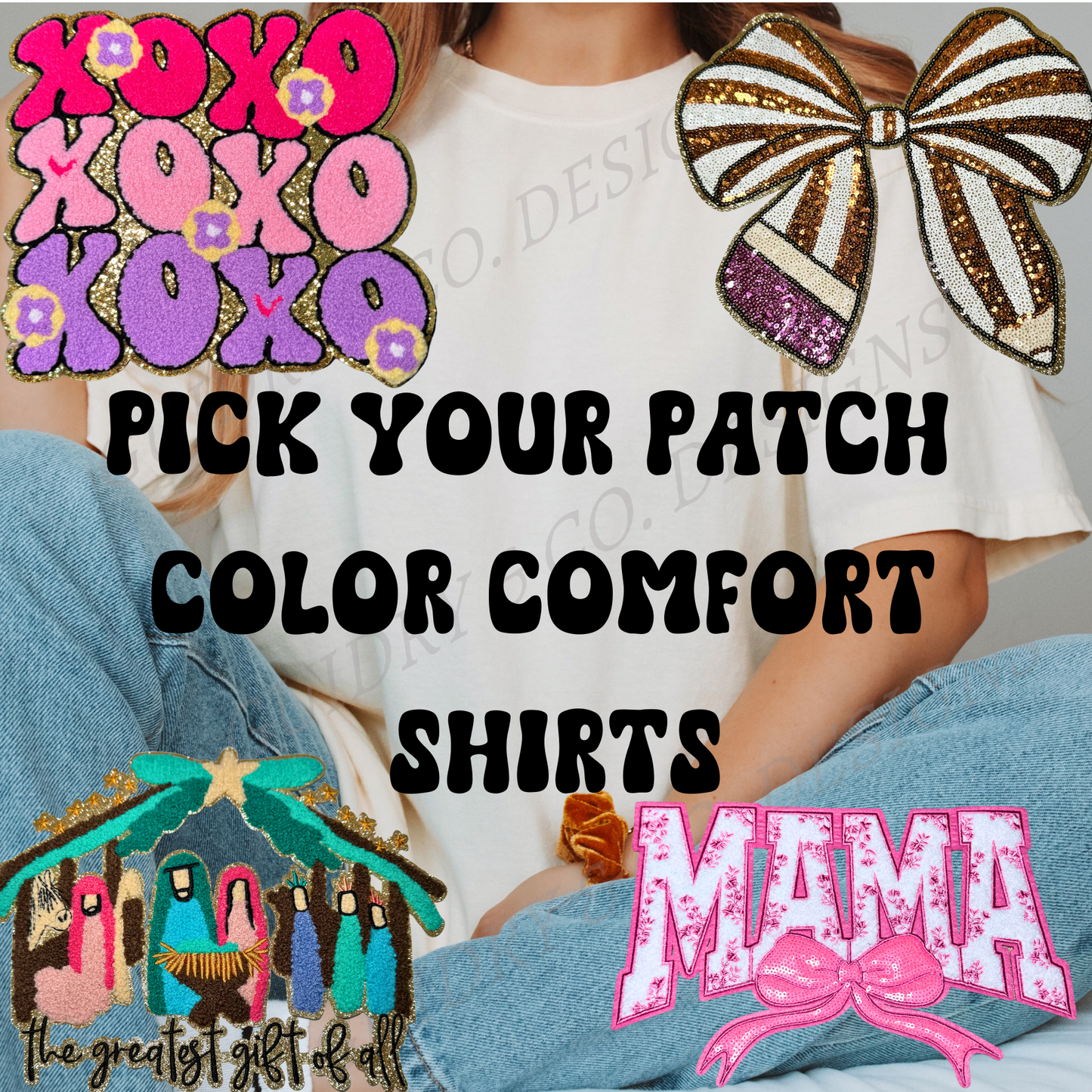 (2x-4x) Pick Your Patch During Live-Color Comfort Tshirt