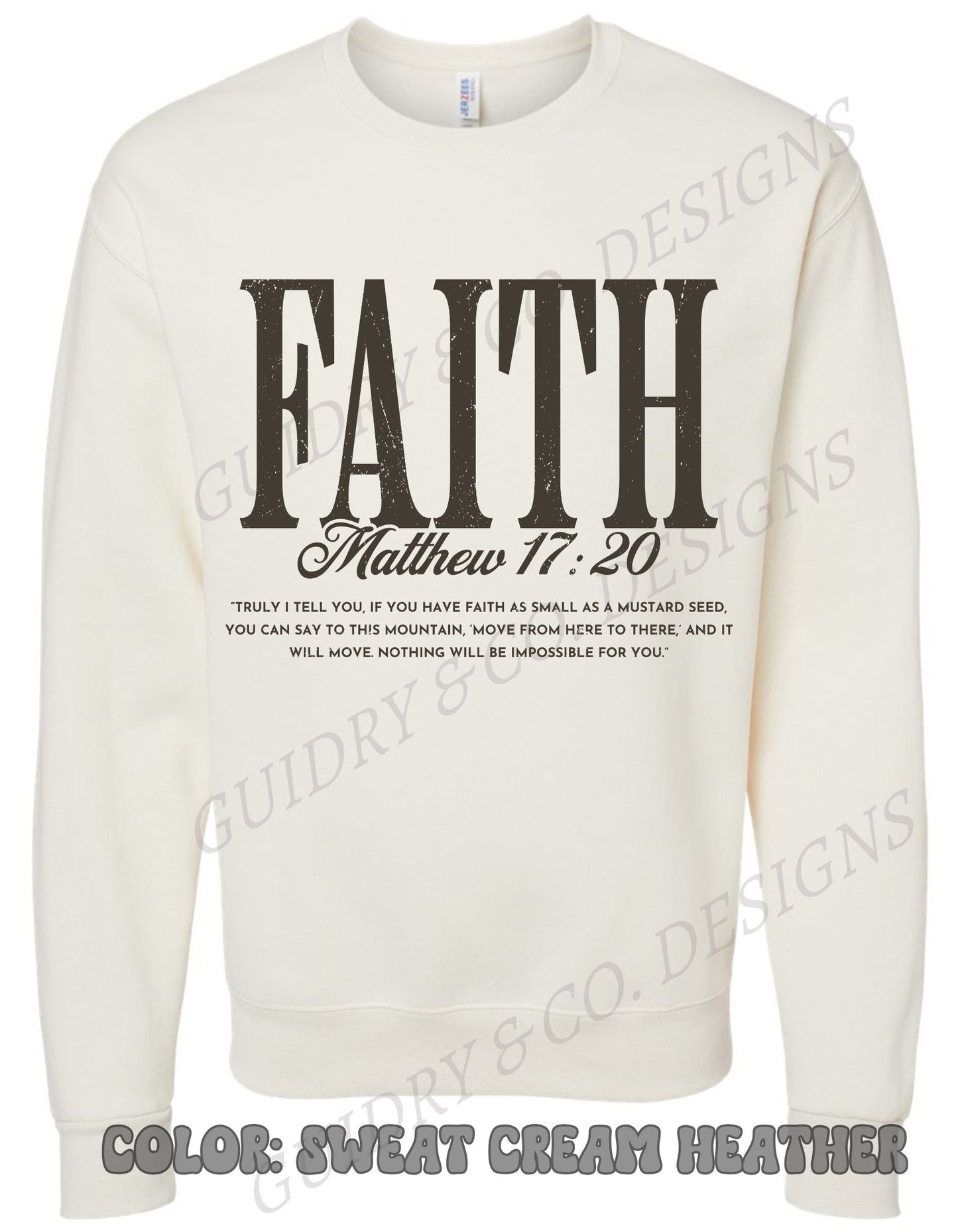 Christian Sweatshirt (Distressed style)