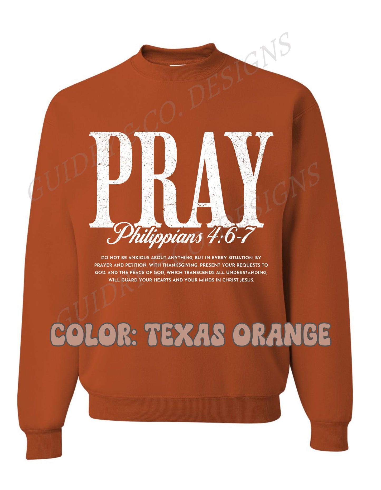 Christian Sweatshirt (White distressed style)