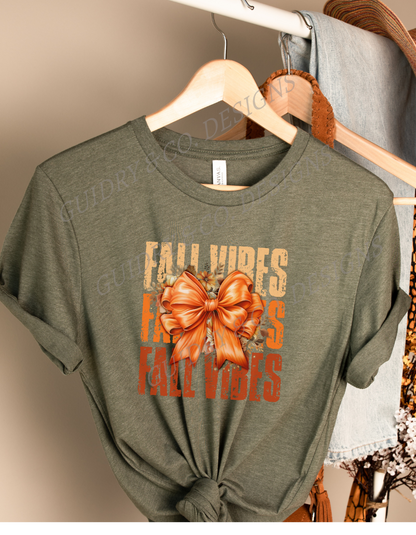 Fall Vibes Bow (Bella Canva)