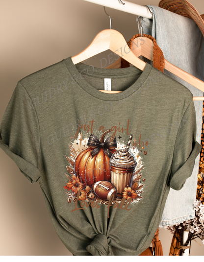 Just A Girl Who Loves Fall (Bella Canva)