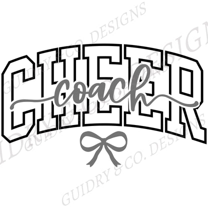 Cheer Coach DTF Design for Shirts Color Comfort