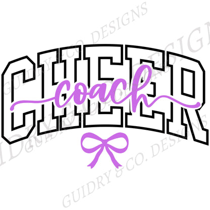 Cheer Coach DTF Design for Shirts Color Comfort